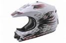 Шлем мотоциклетный кроссовый Bailide серый BLD-110 gray