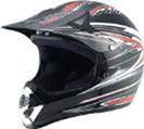 Шлем мотоциклетный кроссовый Bailide черный BLD-110 blk