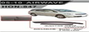 Ветровики HONDA AIRWAVE 05- (двухсторонний скотч) (TXR Тайвань) 1141